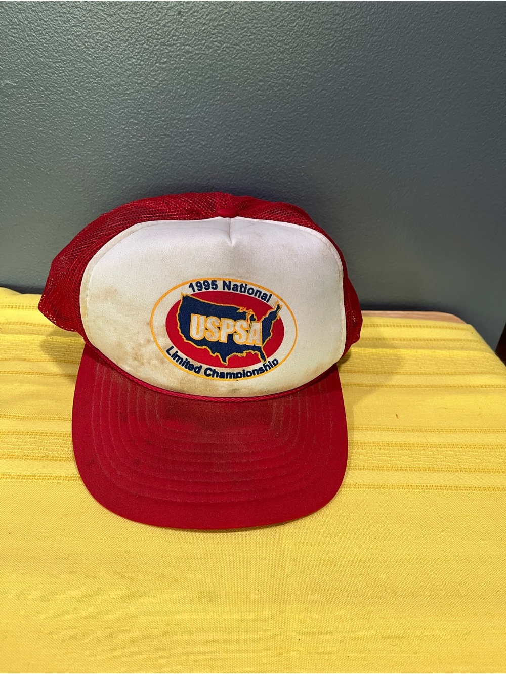 Vintage 1995 USPSA National Limited Championship Trucker Hat